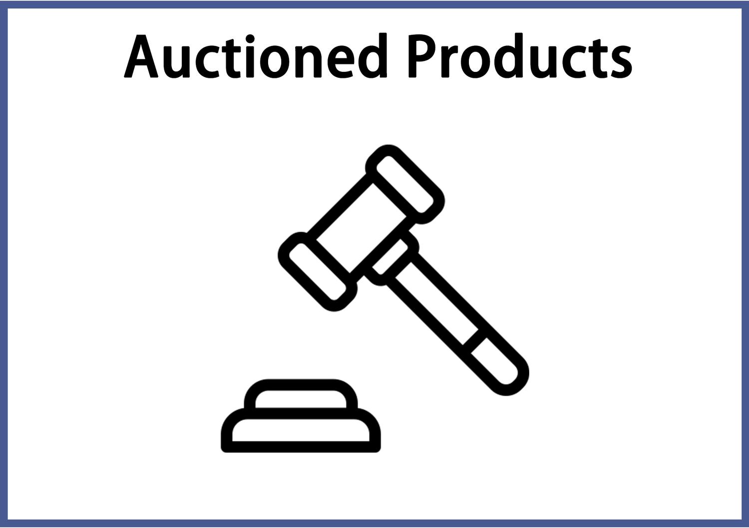 Auctioned Products