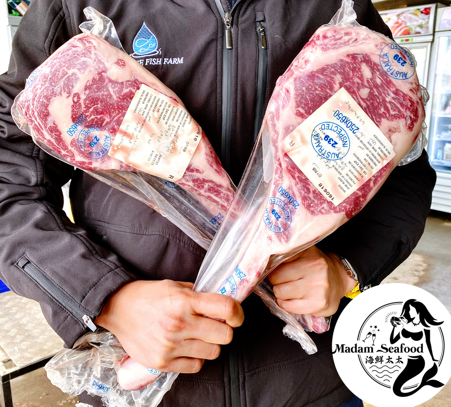 Jack's Creek Purebred Wagyu M8/9 Tomahawk Steak